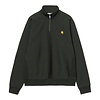 Half Zip American Script Sweat - Raven
