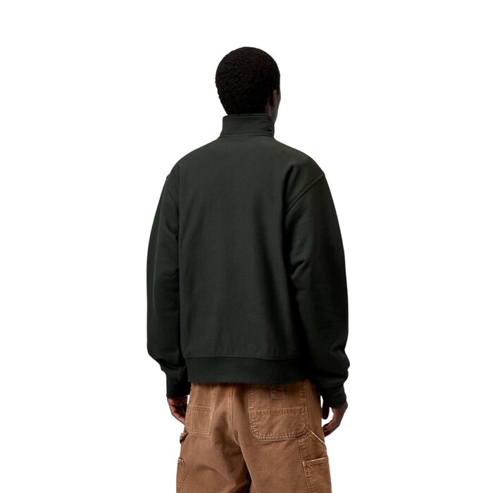 Carhartt WIP Half Zip American Script Sweat - Raven