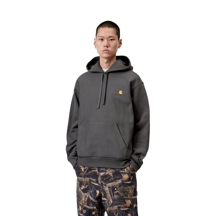 Carhartt WIP Hooded American Script - Graphite