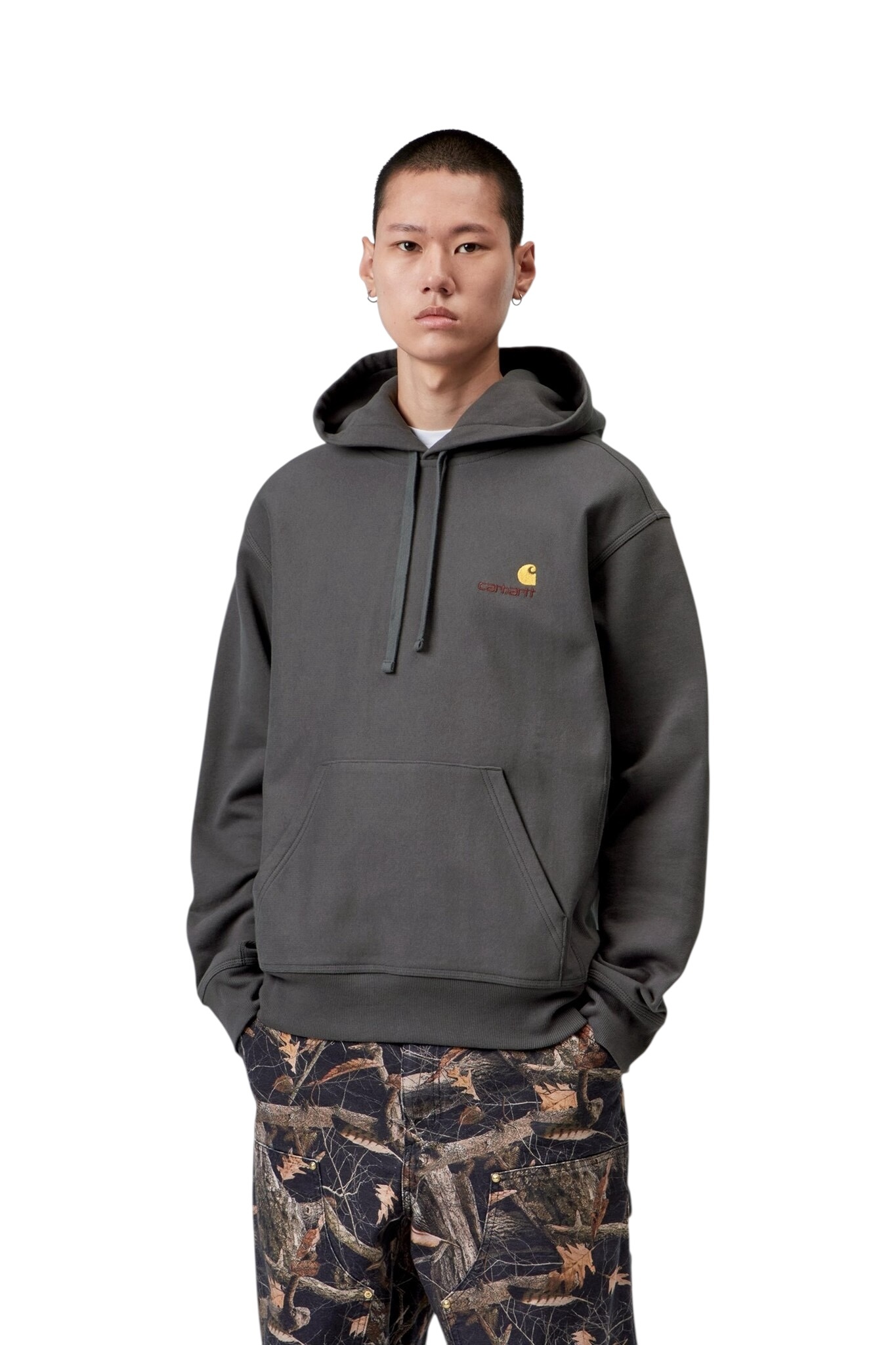 Carhartt WIP Hooded American Script - Graphite