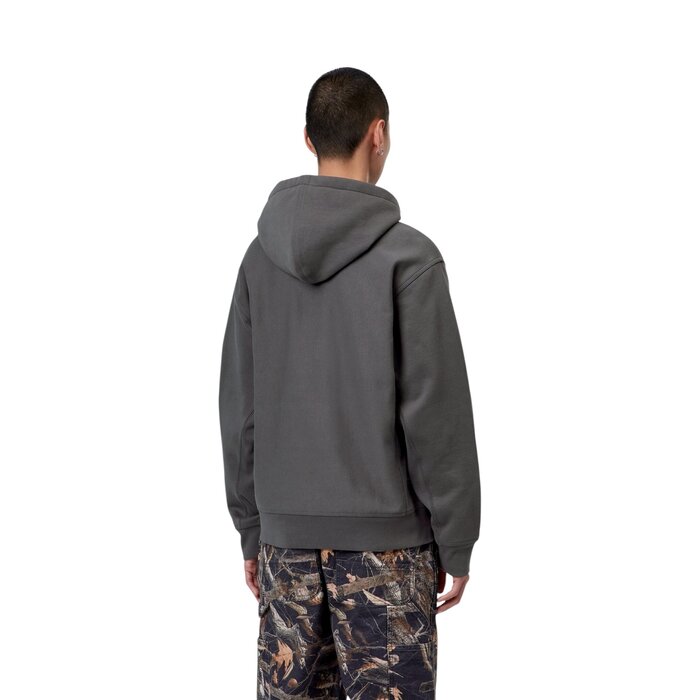 Carhartt WIP Hooded American Script - Graphite