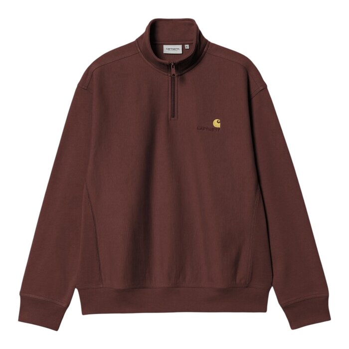 Carhartt WIP Half zip American Script - Amarone