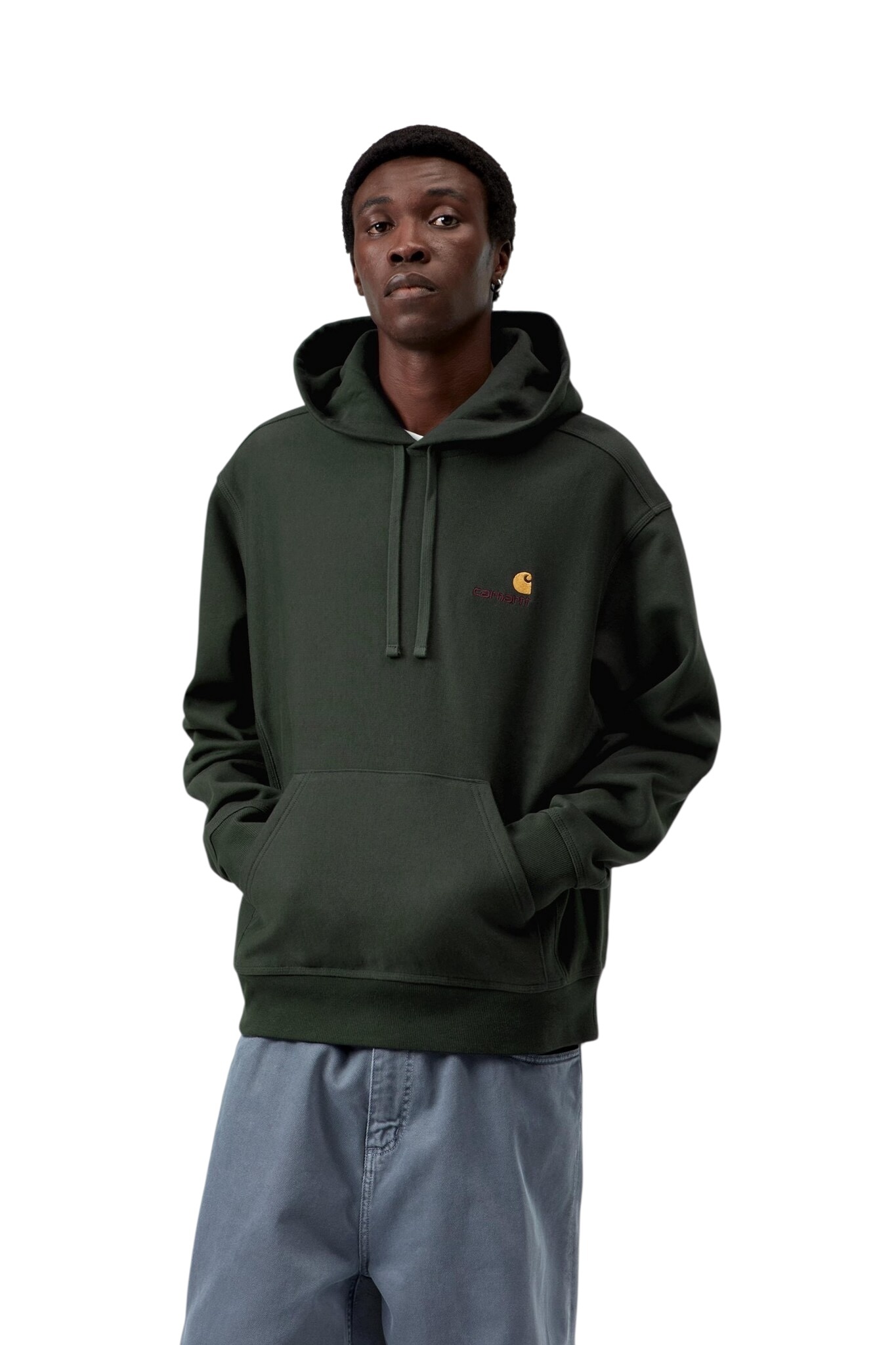 Carhartt WIP Hooded American Script - Raven