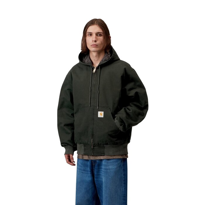 Carhartt WIP OG Active Jacket - Raven (Stone Canvas)