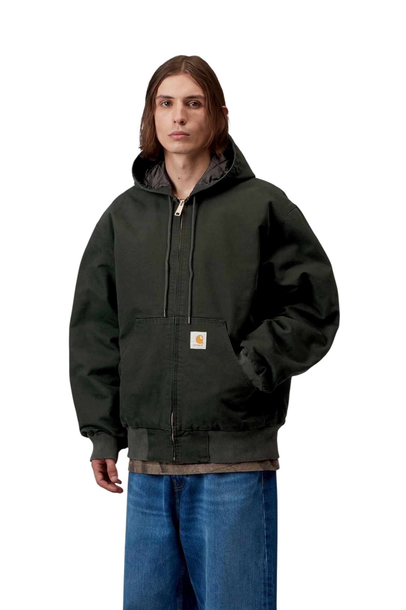 Carhartt WIP OG Active Jacket - Raven (Stone Canvas)