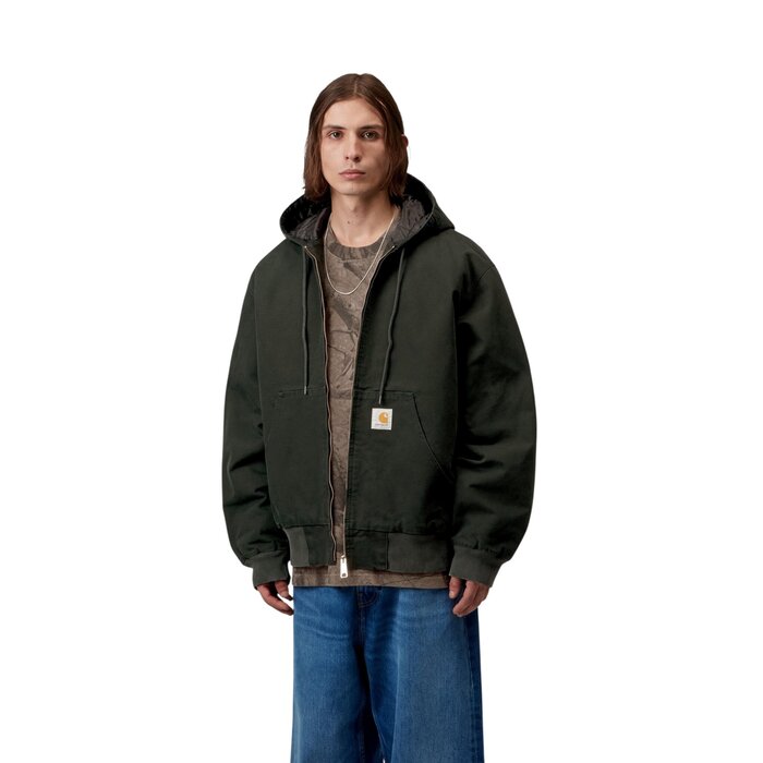 Carhartt WIP OG Active Jacket - Raven (Stone Canvas)