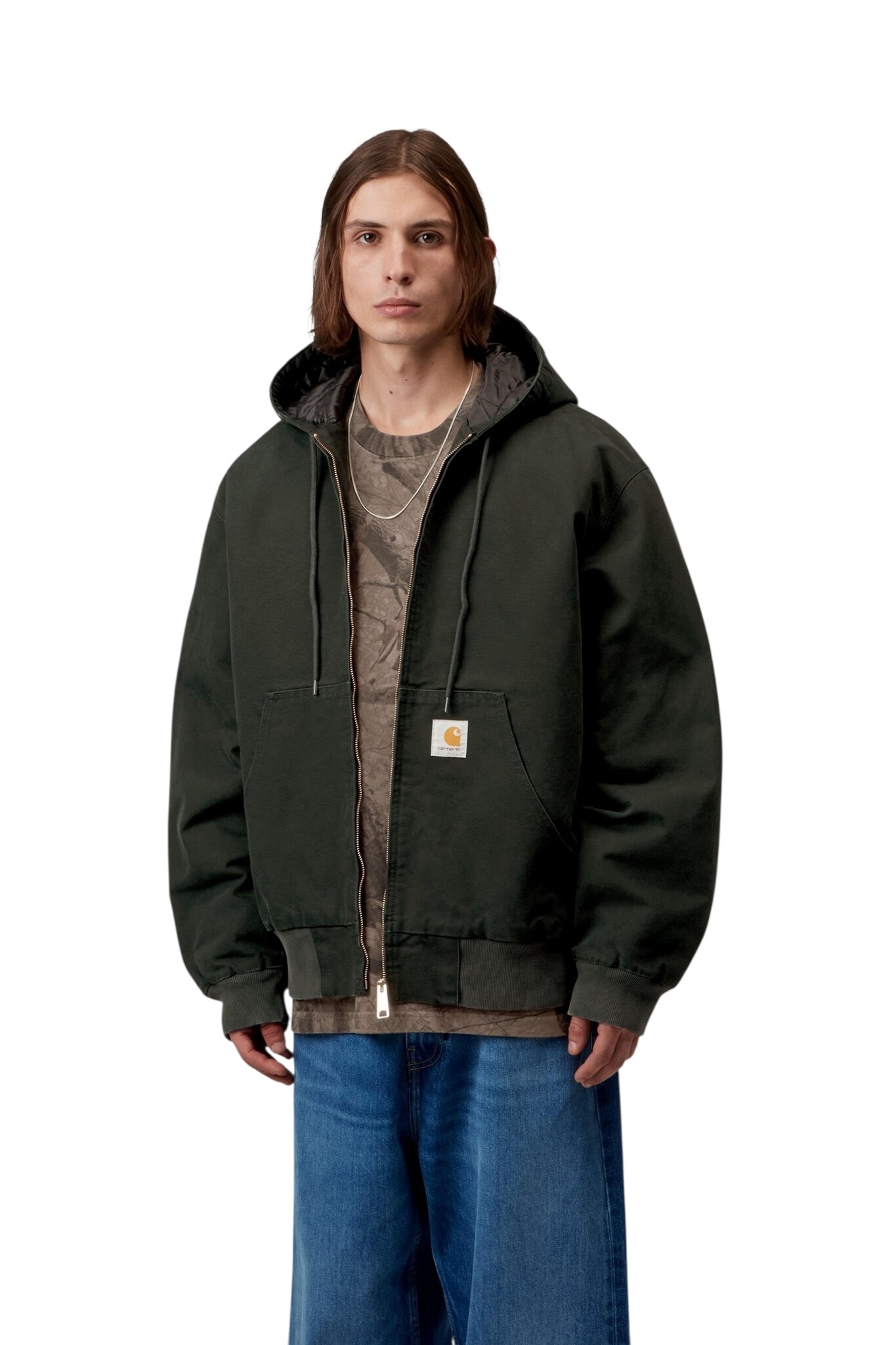 Carhartt WIP OG Active Jacket - Raven (Stone Canvas)