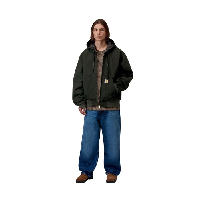Carhartt WIP OG Active Jacket - Raven (Stone Canvas)