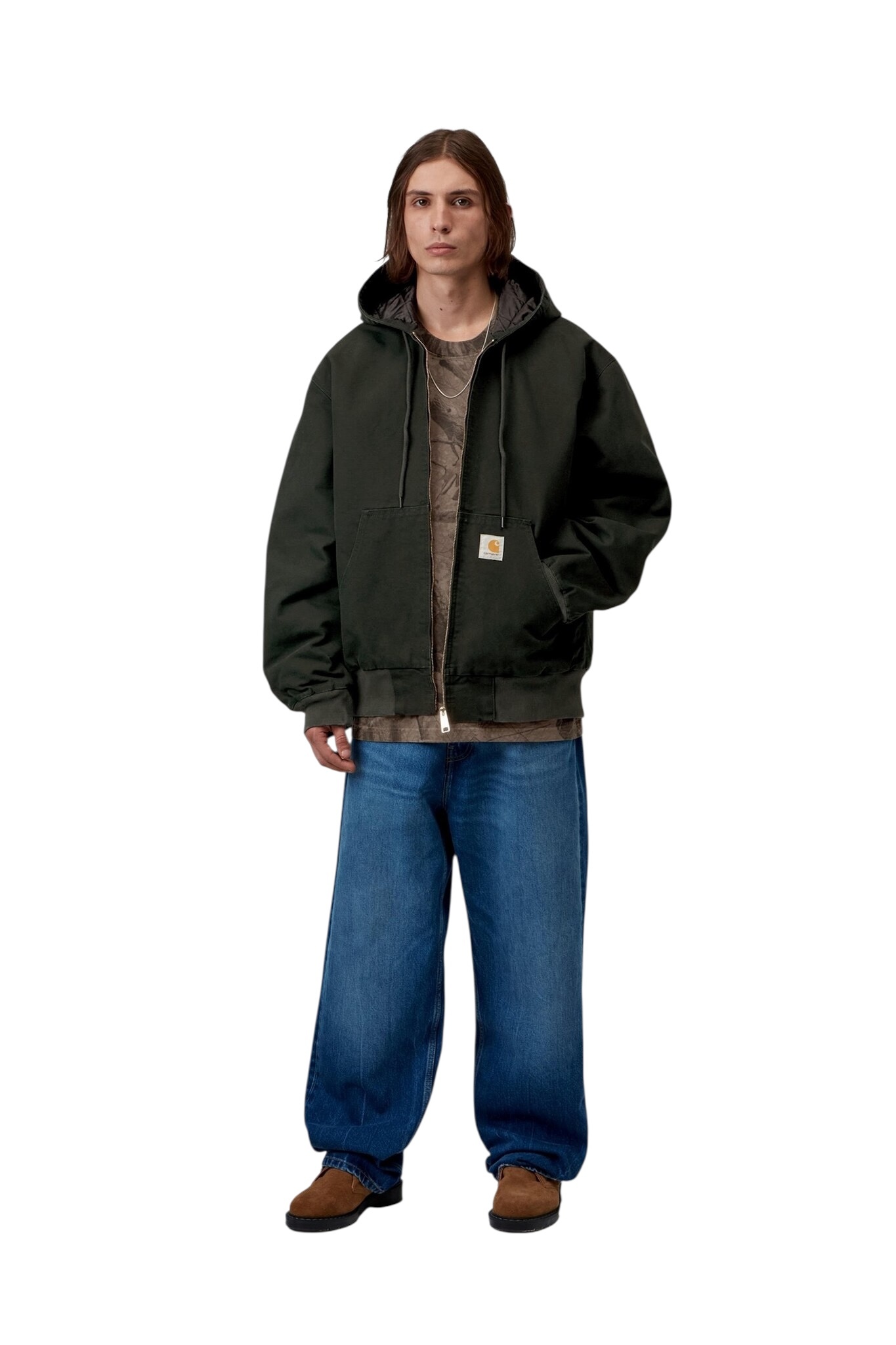 Carhartt WIP OG Active Jacket - Raven (Stone Canvas)