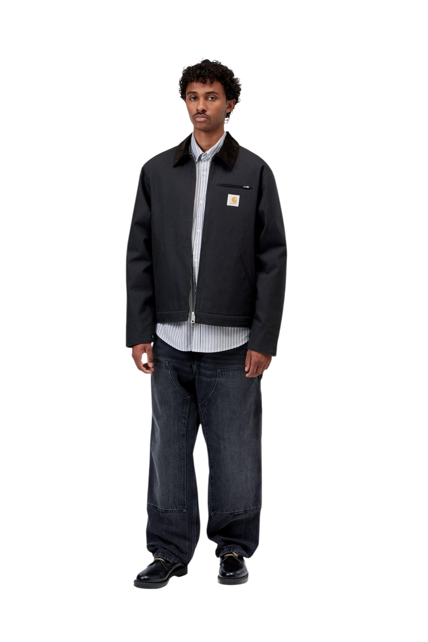 Carhartt WIP Detroit Jacket - Dark Navy/Black(Rigid)