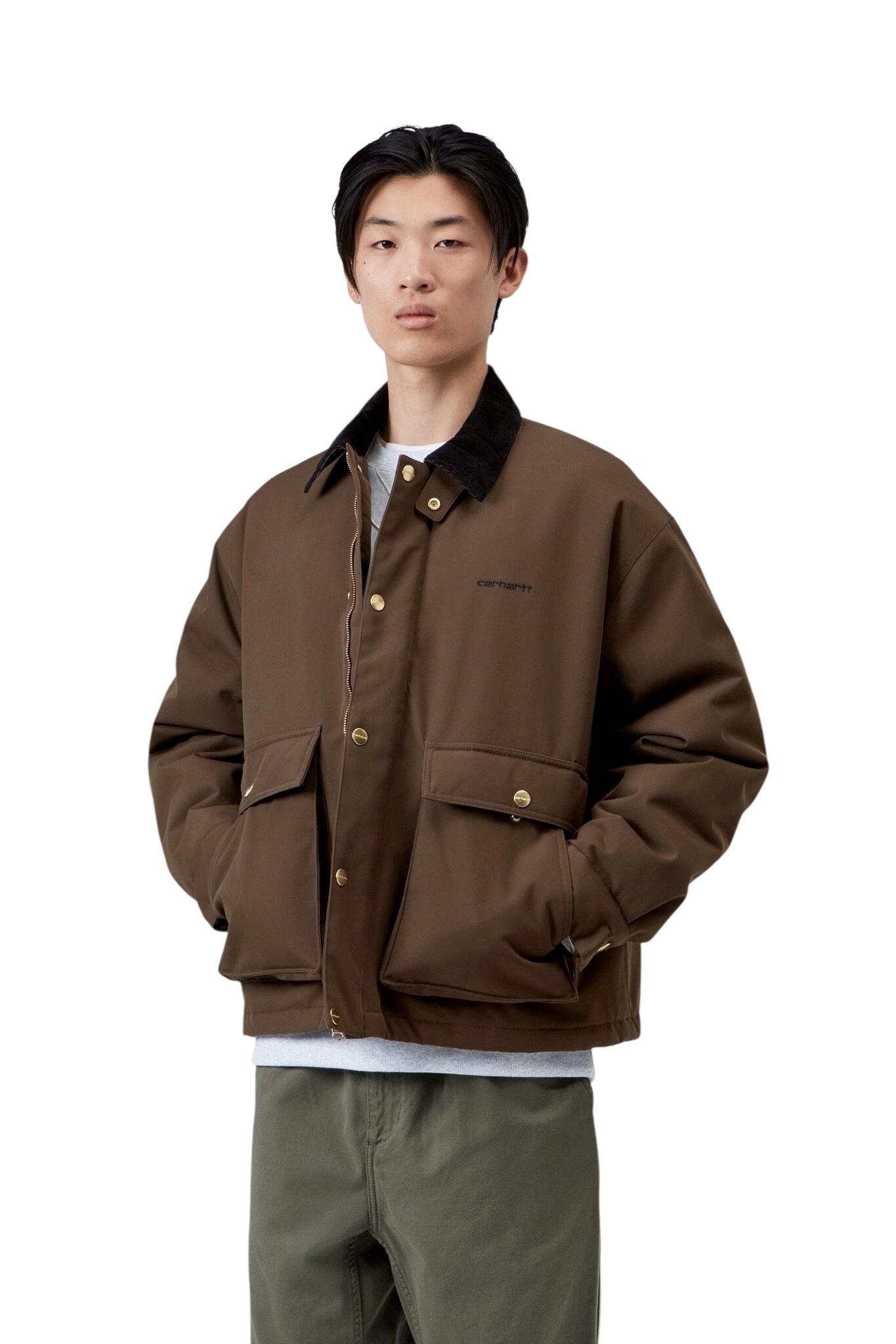 Carhartt WIP Quentin Jacket - Tobacco/Black