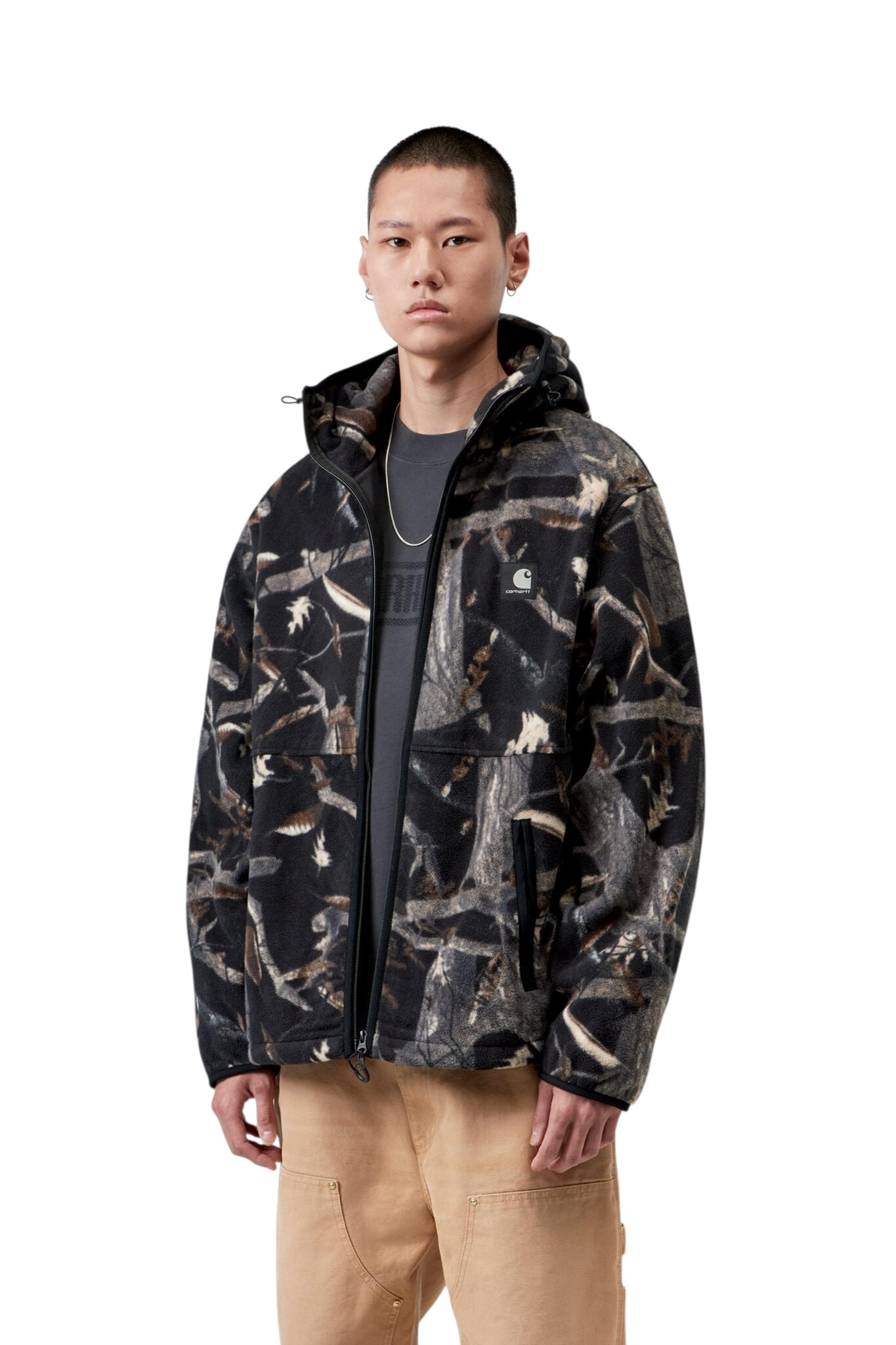 Carhartt WIP Blevin Liner - Camo Feather Tree/Black