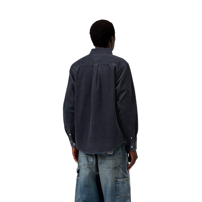 Carhartt WIP L/S Madison Cord Shirt - Dark Navy