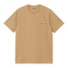 S/S American Script T-Shirt - Wip Dusty H Brown