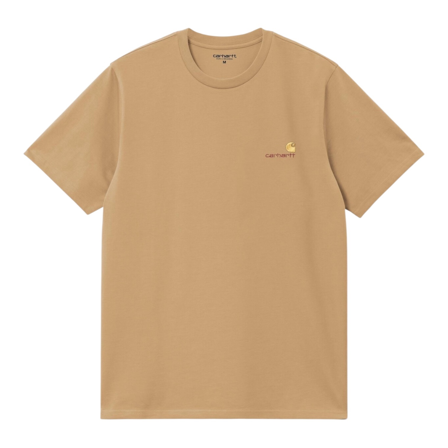 Carhartt WIP S/S American Script T-Shirt - Wip Dusty H Brown
