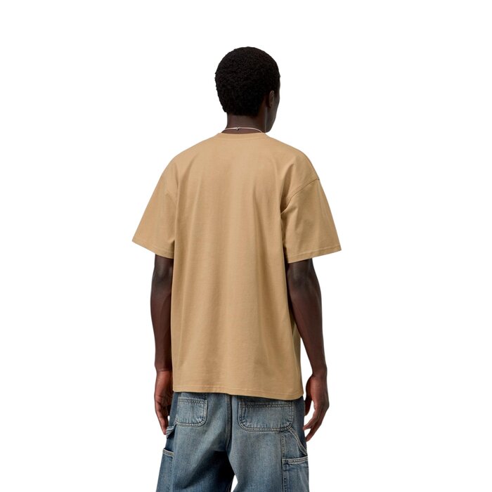 Carhartt WIP S/S American Script T-Shirt - Wip Dusty H Brown