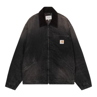Carhartt WIP OG Detroit Jacket - Black/Black Tobacco Used Wash