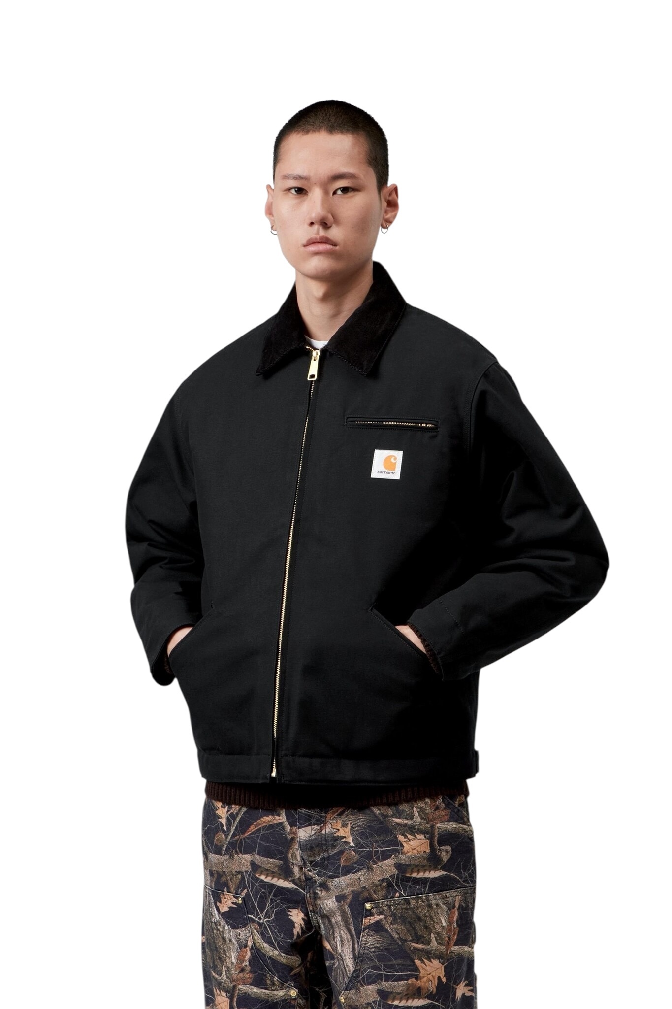 Carhartt WIP OG Detroit Jacket - Black/Black (Rigid)