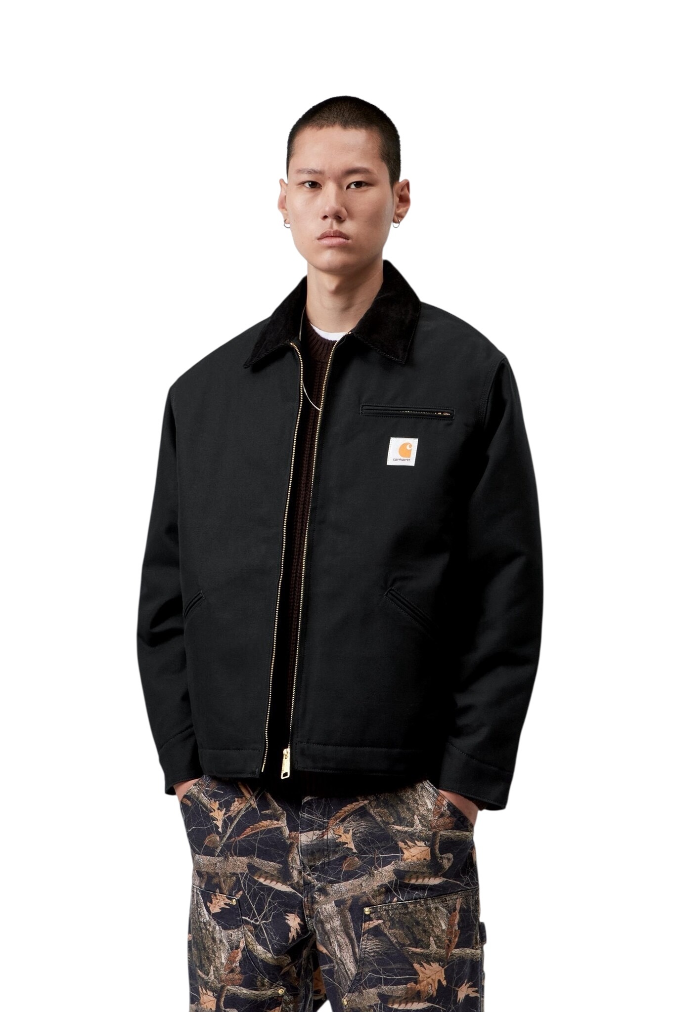 Carhartt WIP OG Detroit Jacket - Black/Black (Rigid)