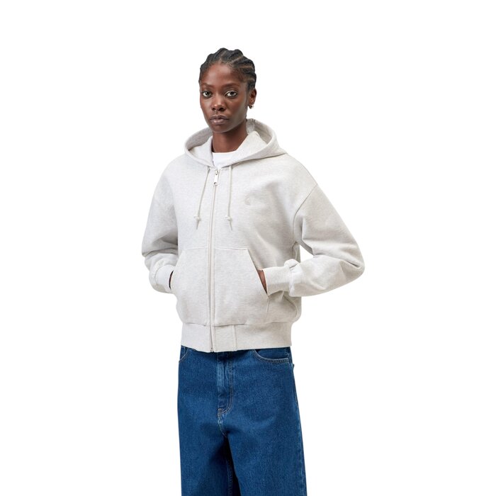 Carhartt WIP W' Hooded Casey Jacket - Ash Heather/Silver