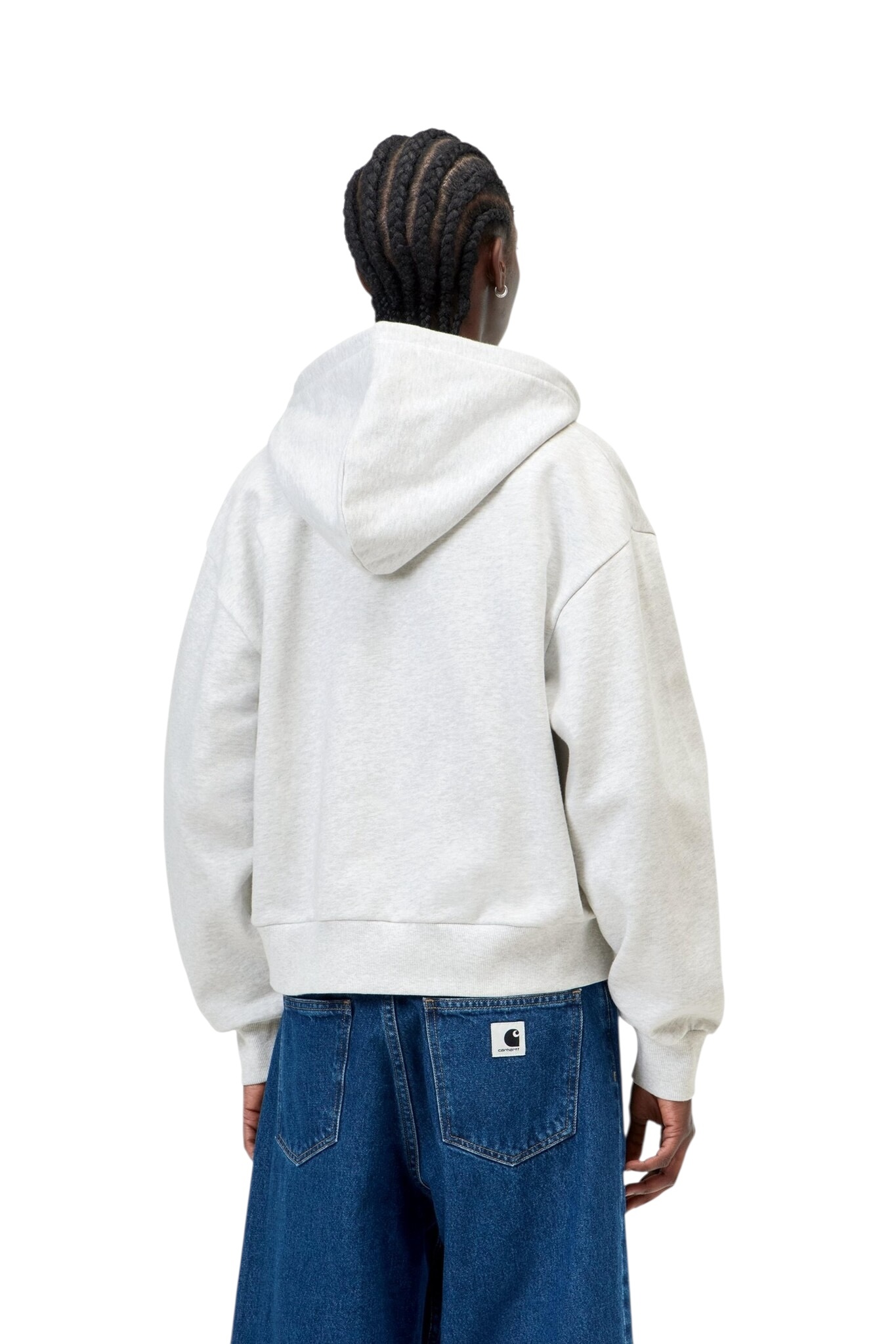 Carhartt WIP W' Hooded Casey Jacket - Ash Heather/Silver