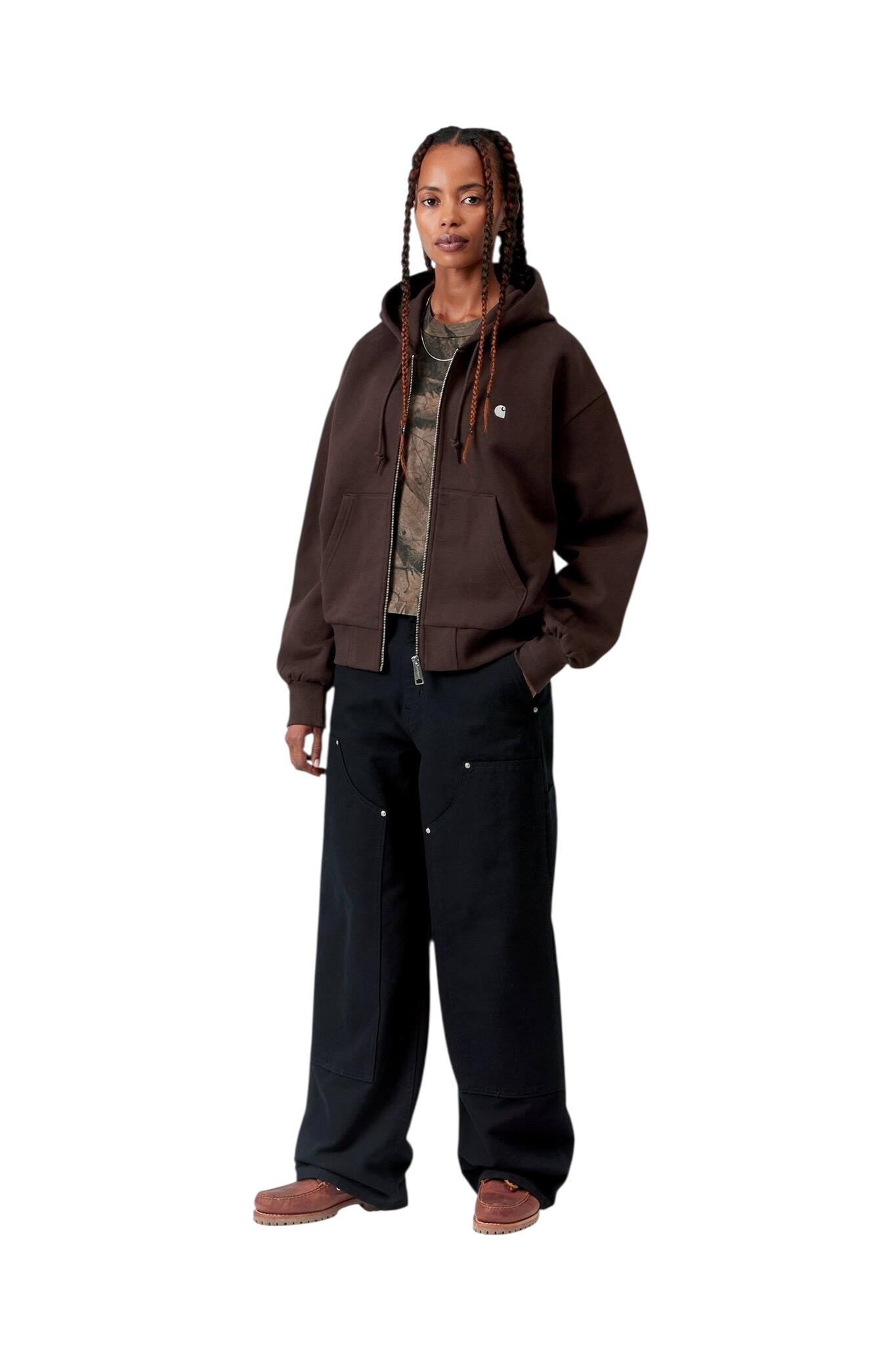 Carhartt WIP W' Hooded Casey Jacket - Palisander/Silver