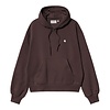 W' Hooded Casey Sweat - Palisander/Silver