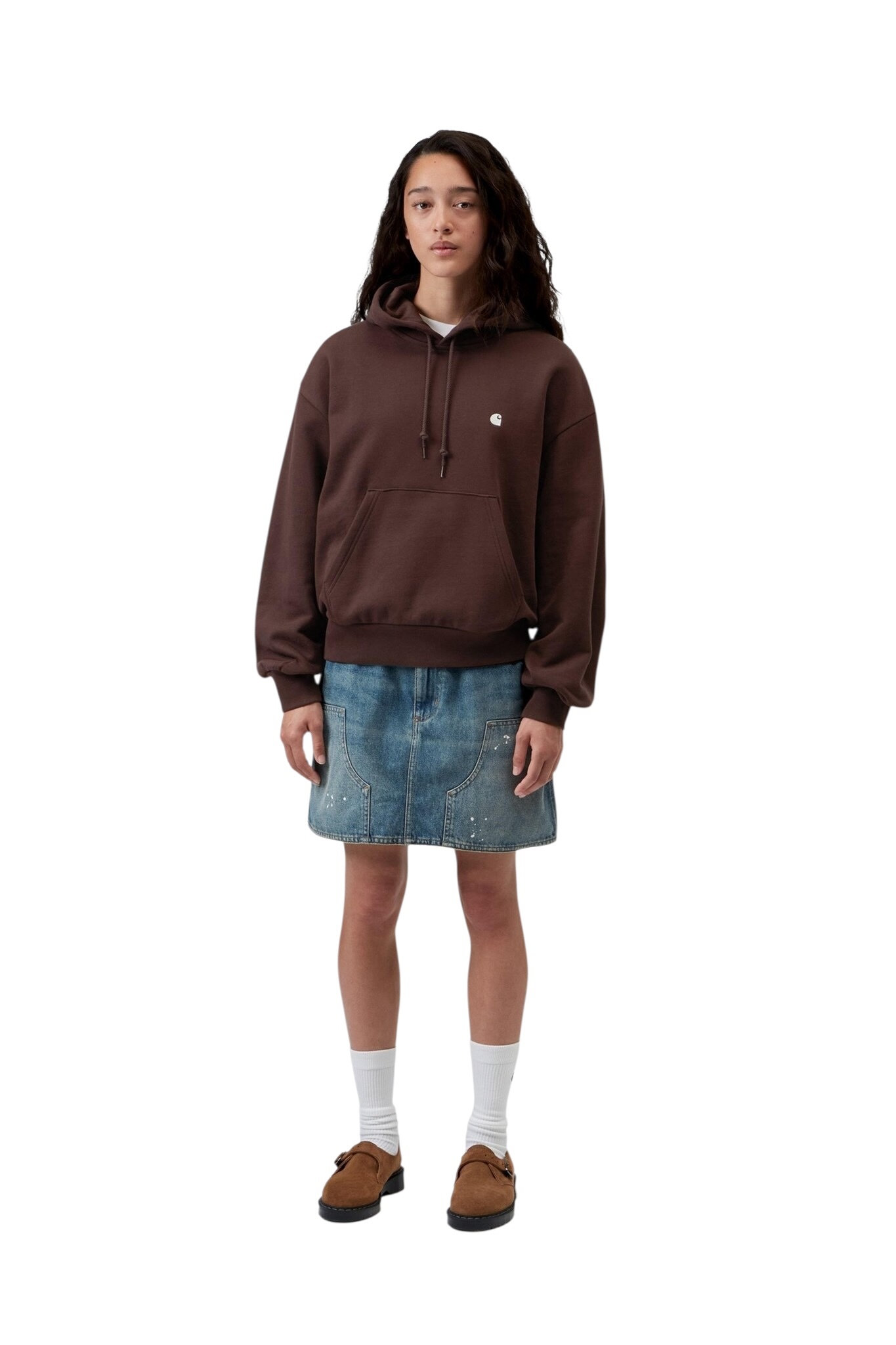 Carhartt WIP W' Hooded Casey Sweat - Palisander/Silver