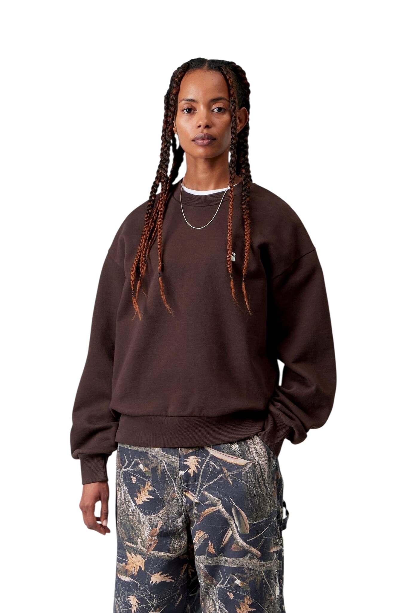 Carhartt WIP W' Casey Sweatshirt - Palisander/Silver