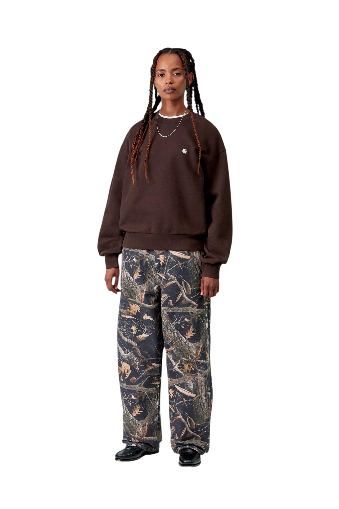 Carhartt WIP W' Casey Sweatshirt - Palisander/Silver