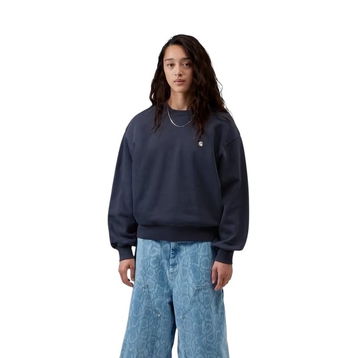 Carhartt WIP W' Casey Sweatshirt - Dark Navy/Silver