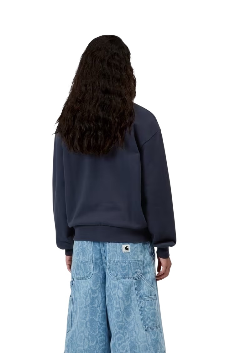 Carhartt WIP W' Casey Sweatshirt - Dark Navy/Silver