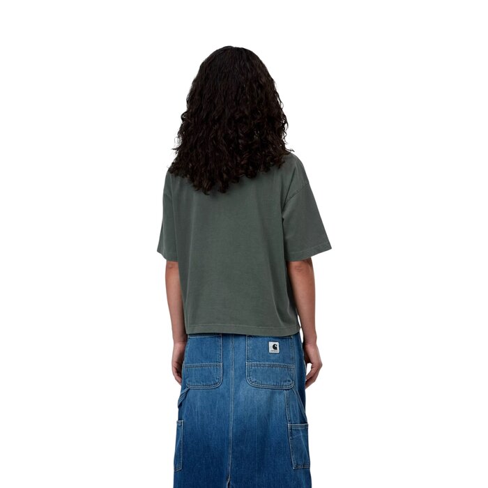 Carhartt WIP W' S/S Nelson T-Shirt - Dark Scarab (Garment Dyed)