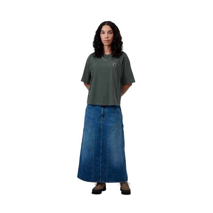 Carhartt WIP W' S/S Nelson T-Shirt - Dark Scarab (Garment Dyed)
