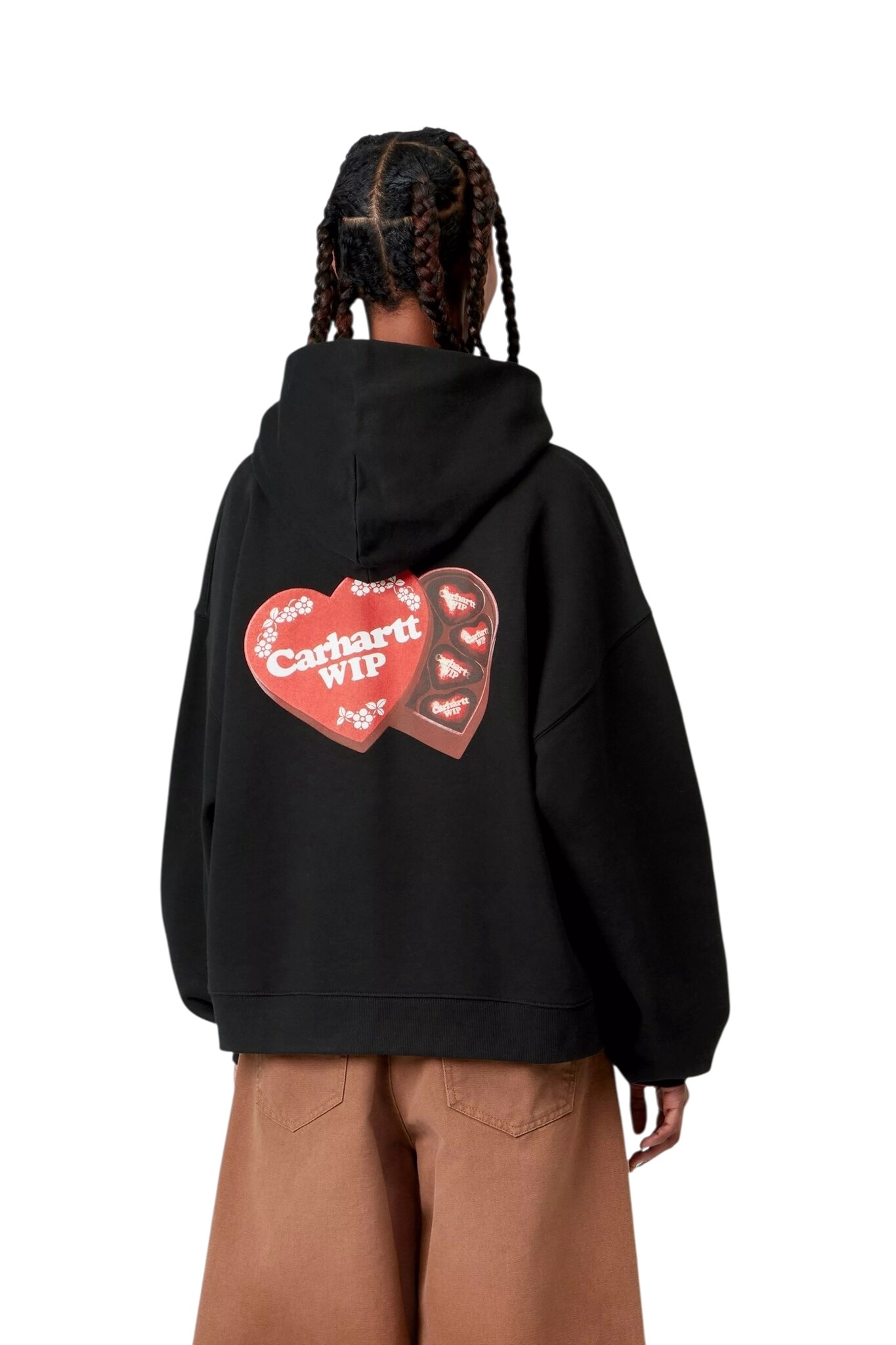 Carhartt WIP W' Hooded Hartt Case - Black