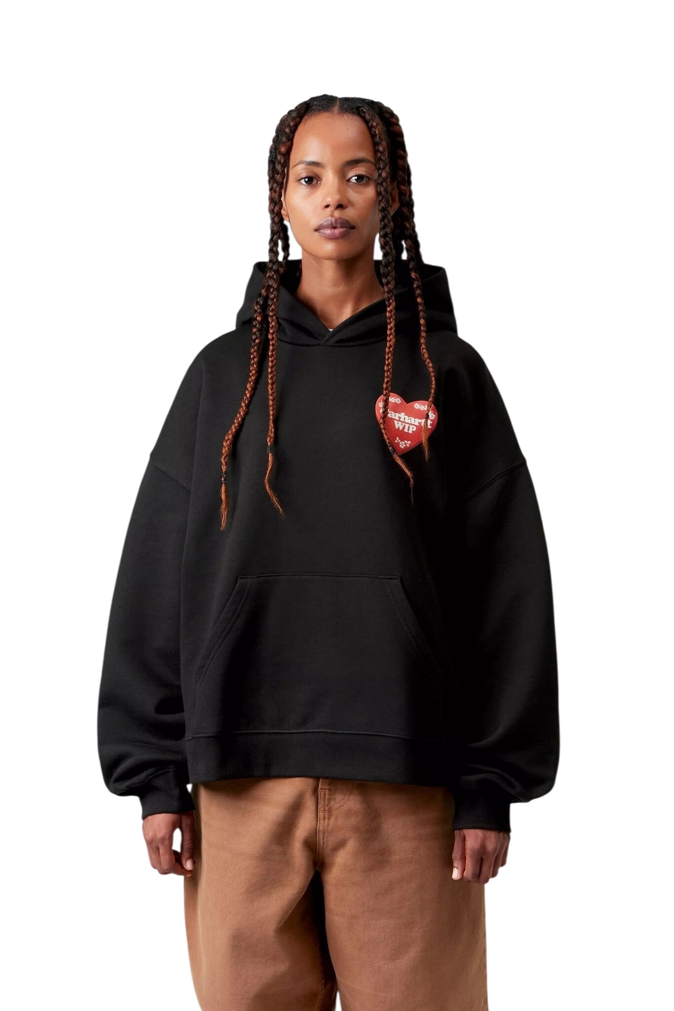 Carhartt WIP W' Hooded Hartt Case - Black