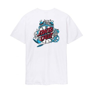 Santa Cruz Grabke Exploding Dot T-Shirt - White
