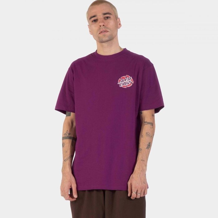 Santa Cruz Grabke Exploding Dot T-Shirt - Fresh Purple