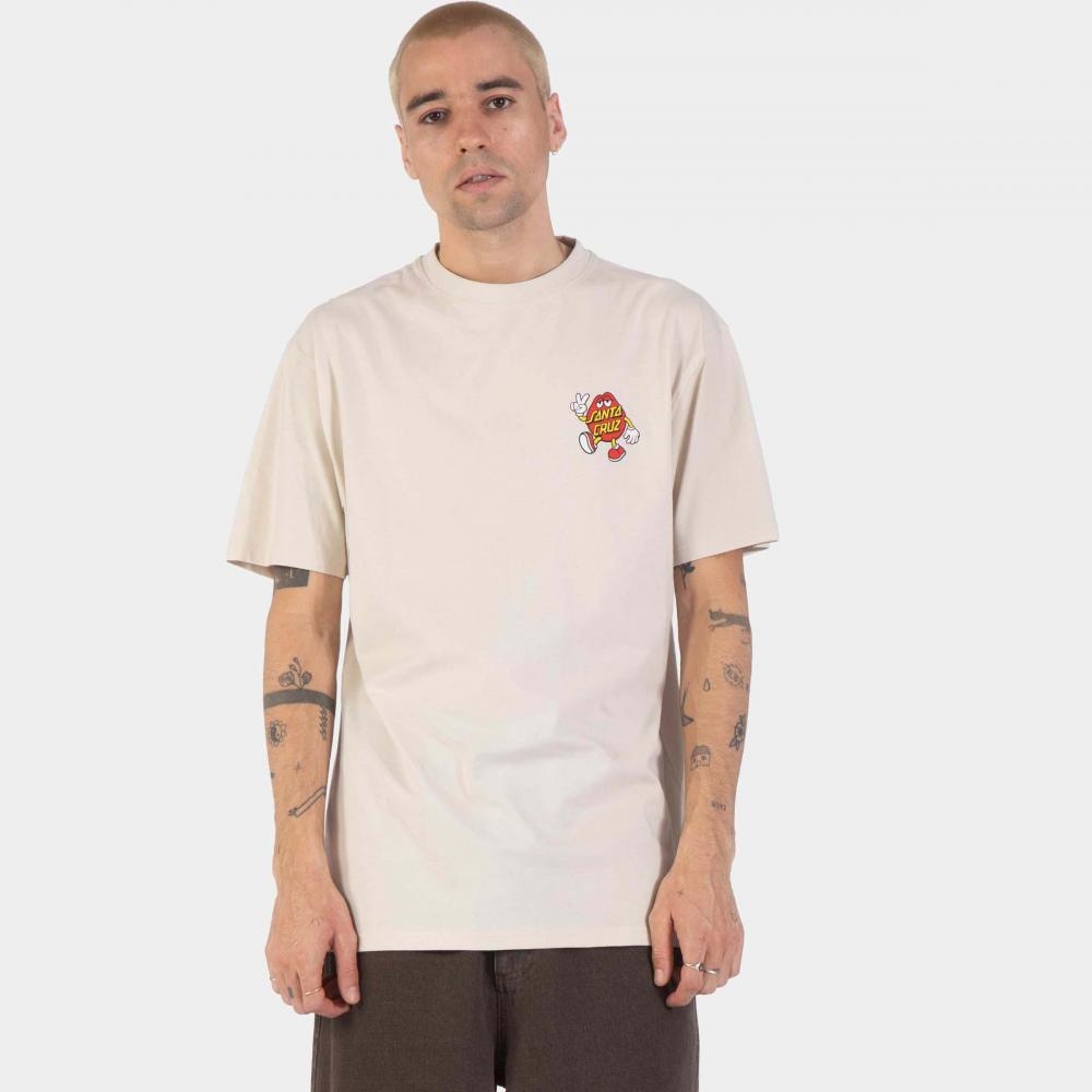 Santa Cruz Dot Dudes T-Shirt - Warm Grey
