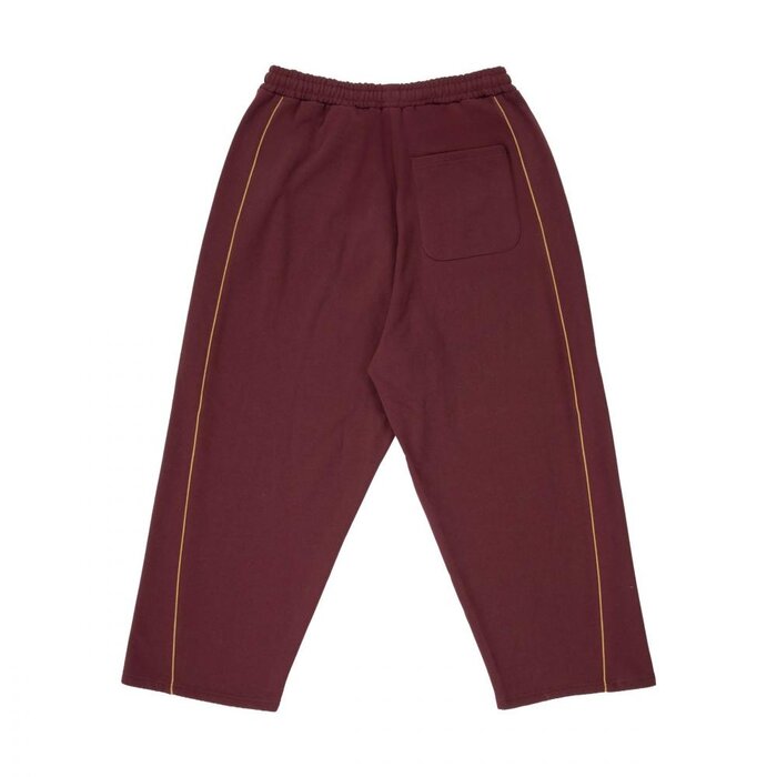 Santa Cruz Pinstripe Wide Leg Jogger - Dark Plum