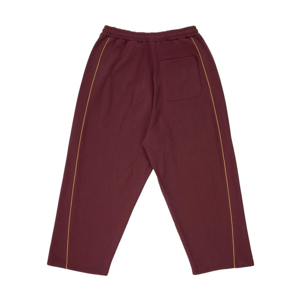 Santa Cruz Pinstripe Wide Leg Jogger - Dark Plum