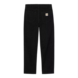 Carhartt WIP Aaron Pant - Corduroy Black (Burst Washed)