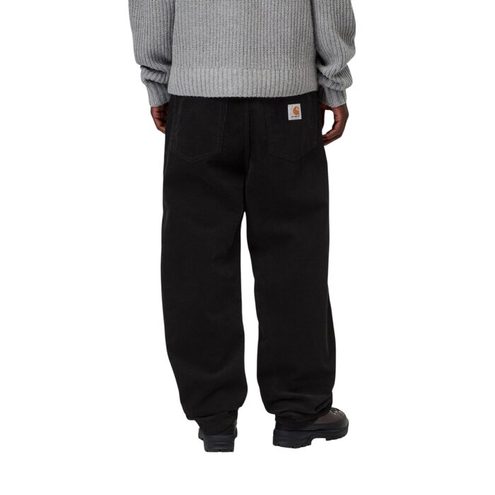 Carhartt WIP Aaron Pant - Corduroy Black (Burst Washed)