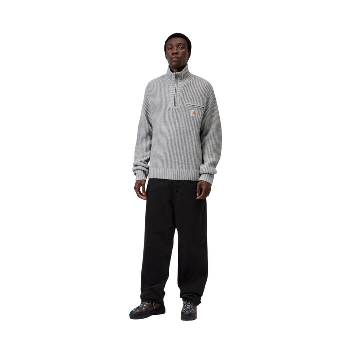 Carhartt WIP Aaron Pant - Corduroy Black (Burst Washed)