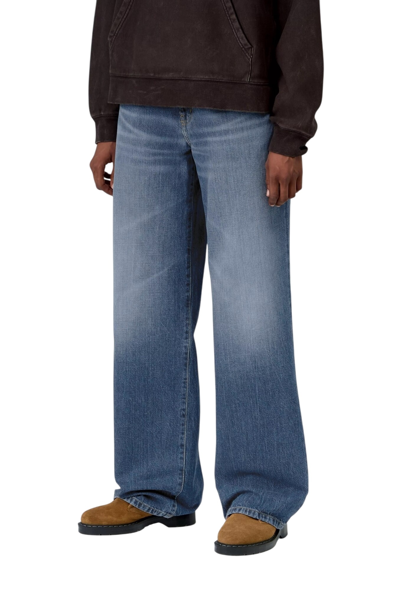 Carhartt WIP W' Lavine Pant - Blue Marble (Used Washed)