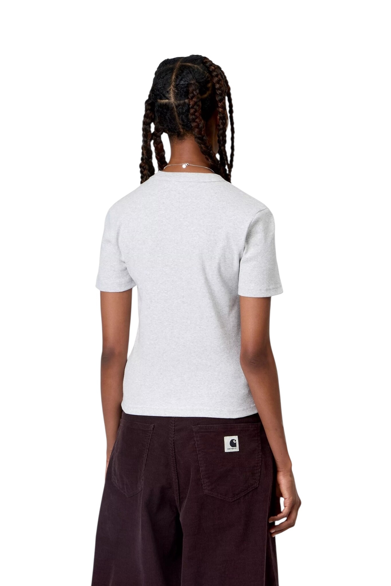 Carhartt WIP W' S/S Philipa T-shirt - Ash Heather