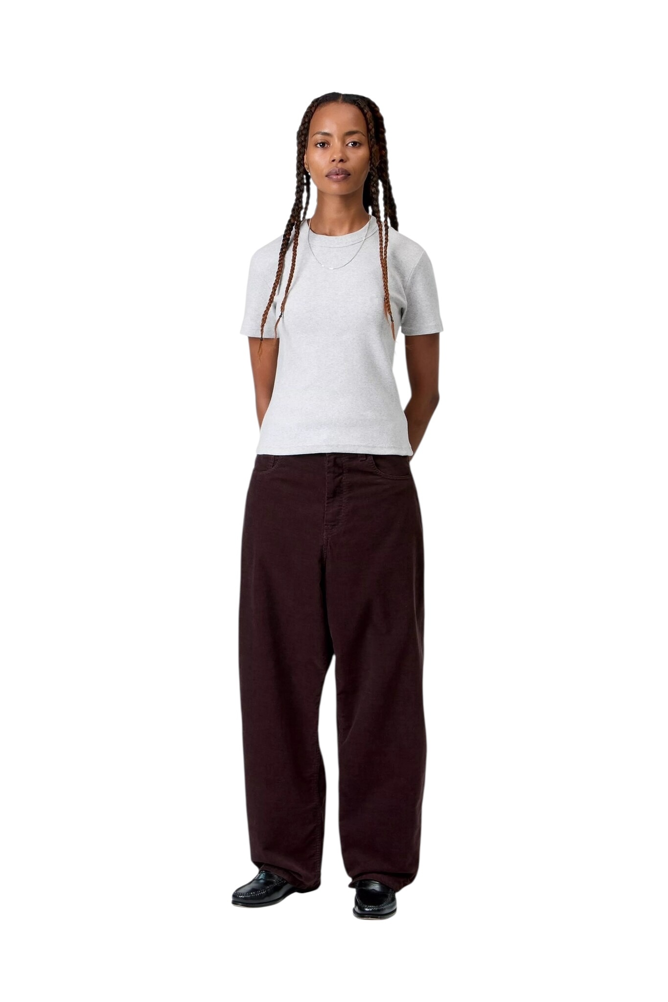 Carhartt WIP W' S/S Philipa T-shirt - Ash Heather