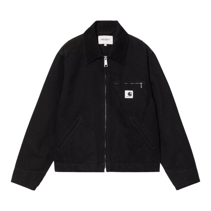 Carhartt WIP W' OG Detroit Jacket - Black/Black rinsed