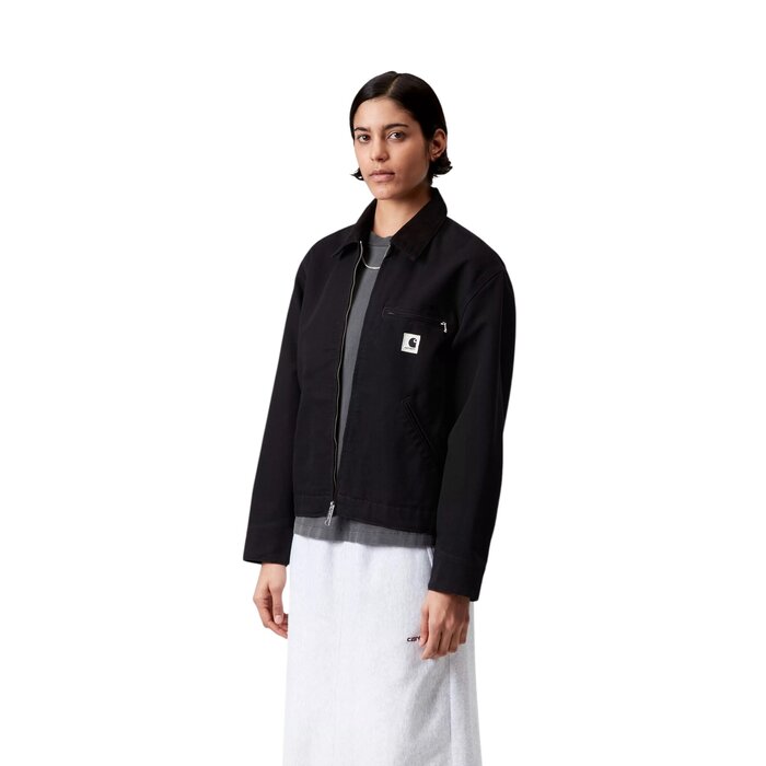 Carhartt WIP W' OG Detroit Jacket - Black/Black rinsed
