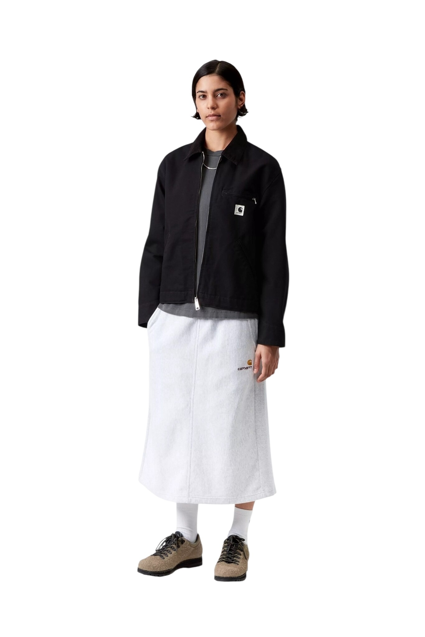 Carhartt WIP W' OG Detroit Jacket - Black/Black rinsed